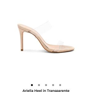 SCHUTZ Transparent Tan Heels